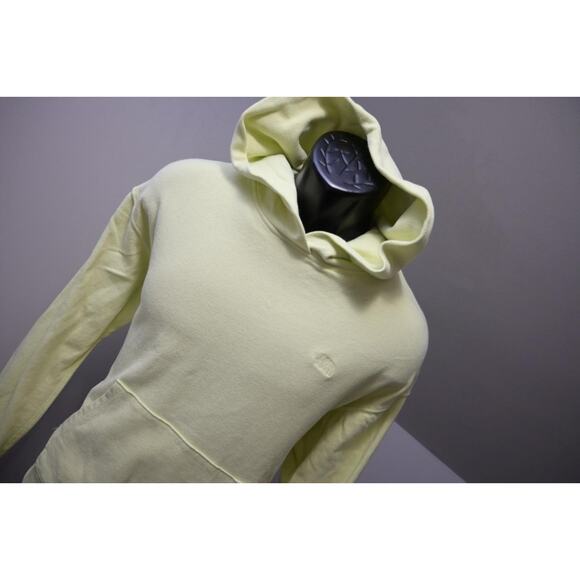 The North Face Fleece Hoodie Jacket Pull Over Lime/Yellow Womens Sz Large - Picture 5 of 10